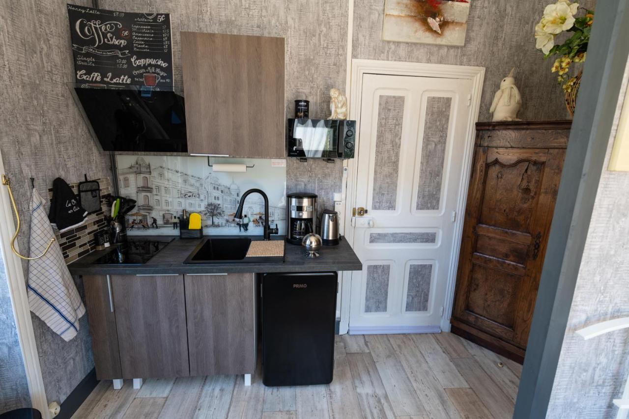 Studio Malou, Cuisine, Salle D'Eau, Terrasse Amenagee Olliergues Екстер'єр фото